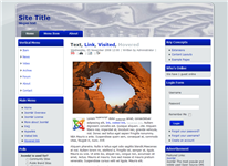 Joomla Boy Scout Slide Blue Template - Click Image to Close